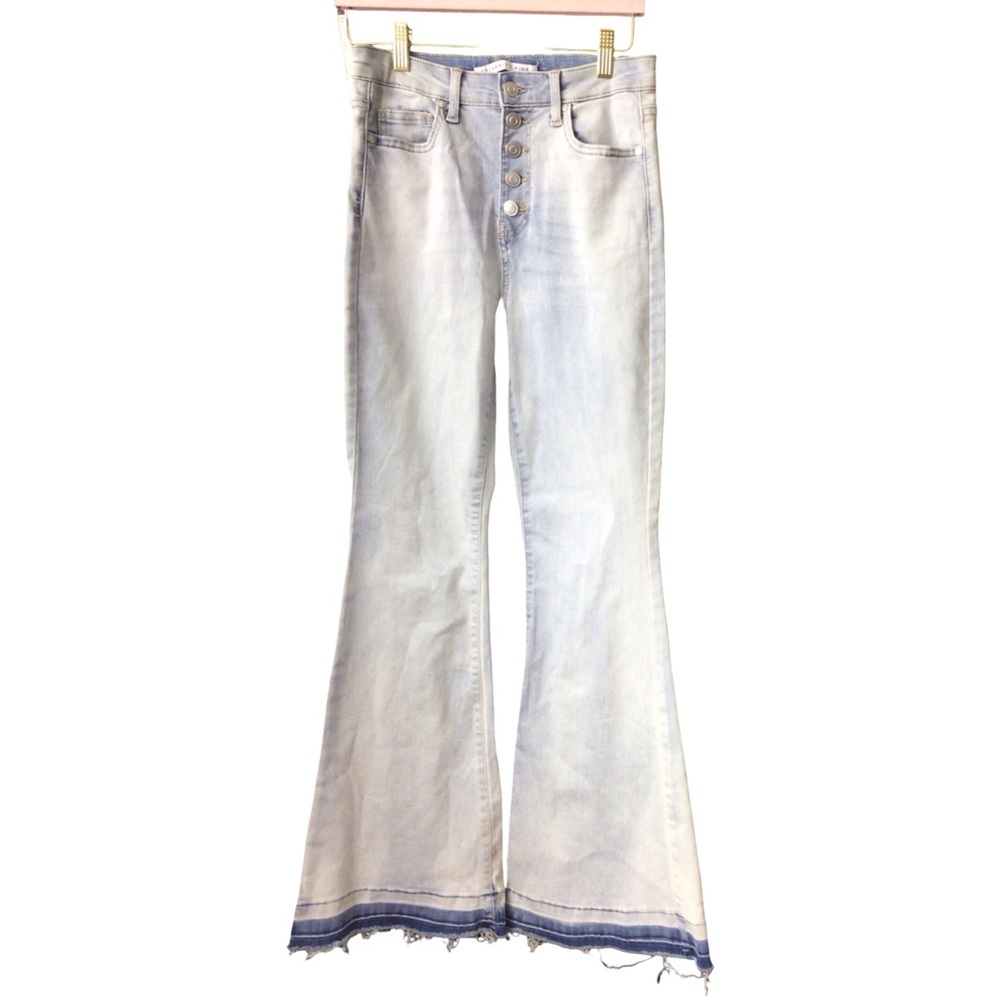 Celebrity Pink Light Wash Flare Jeans